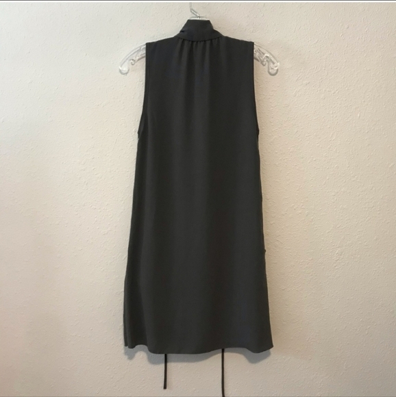 Aritzia Wilfred Sabine Wrap Front black Mini Dress Size XS Cocktail Dress - Picture 5 of 10